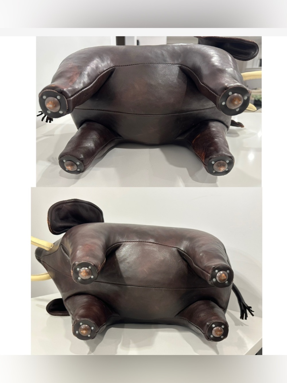 Omersa Standard Leather Brown Elephant
Home Accent H: 51cm, L: 52cm, W: 23cm - Picture 13 of 16